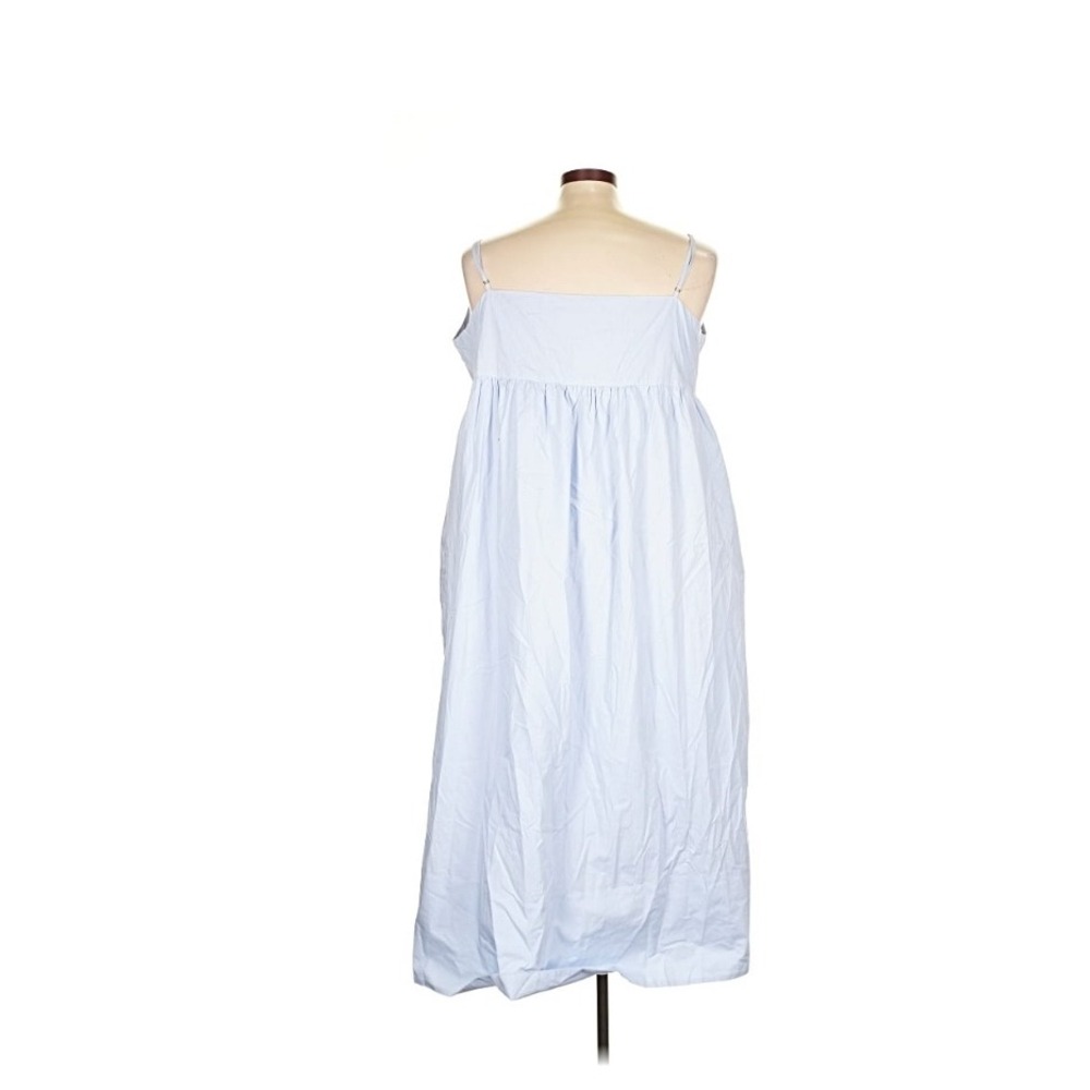 Jenni Kayne Peninsula 3X French Blue Cotton V Neck Cami‎ Maxi Dress Classic - Picture 3 of 8
